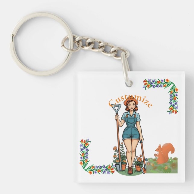 Let's Garden Thunder_Cove  Key Ring (Front)