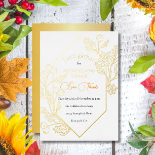Let's Gather Golden Autumn Berries & Frame White