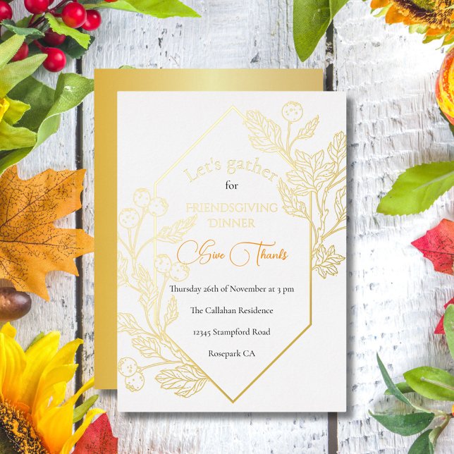 Let's Gather Golden Autumn Berries & Frame White (Creator Uploaded)