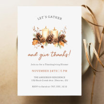 Let's Gather Thanksgiving Dinner