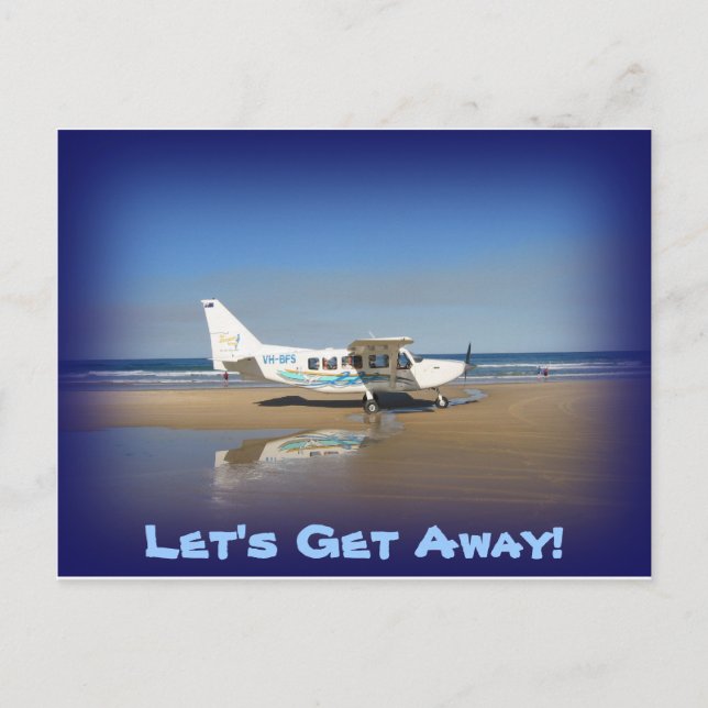 Let's Get Away Postcard (Front)