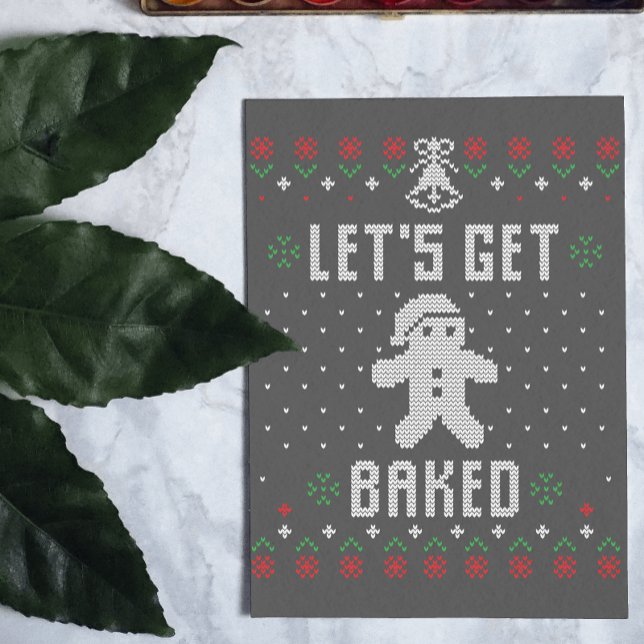 Let's Get Baked Christmas Cookie Invitation  (Creator Uploaded)