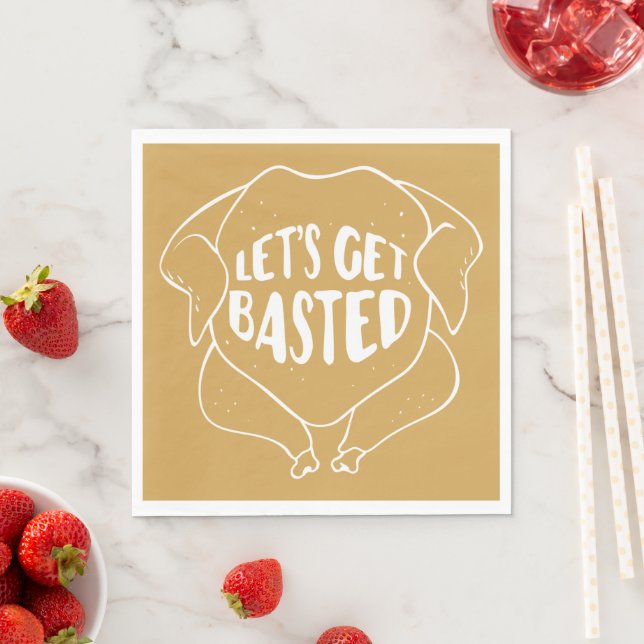 Let's Get Based Friendsgiving Napkins (Insitu)