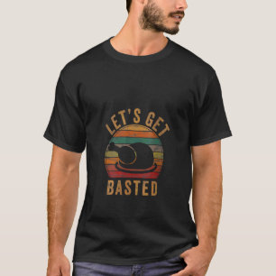 Let's Get Basted Thanksgiving Costume Leg Turkey D T-Shirt