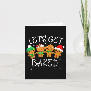 Lets Get Byked Cookie Xmas Ugly Christmas  Card