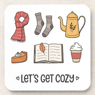 Let's Get Cosy Coaster