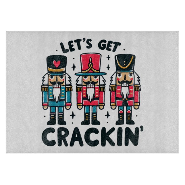 Lets Get Crackin Cutting Board (Front)
