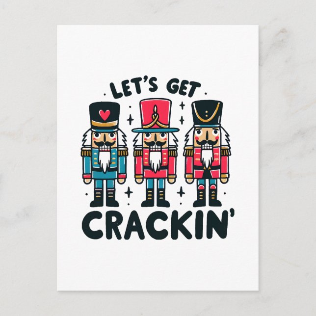 Lets Get Crackin Postcard (Front)