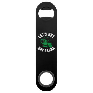 Let's Get Day Drunk Shamrock St Patricks Day Irish