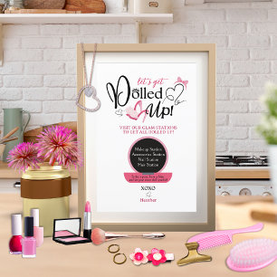 Let's Get Dolled Up Party Sign