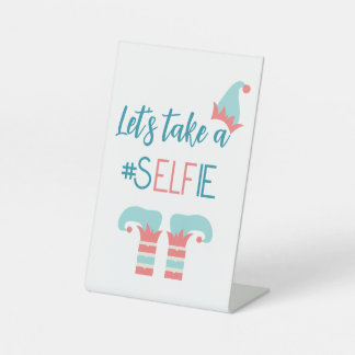 Let's get elfed up selfie sign