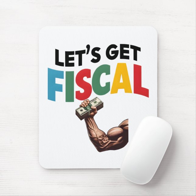 Let's Get Fiscal: Finance Fun Mouse Pad (With Mouse)