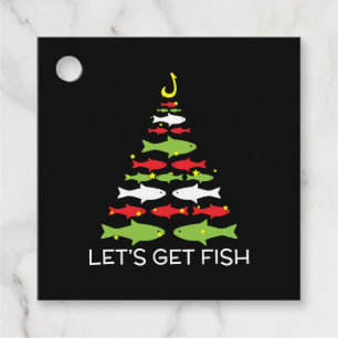 Let's Get Fish Christmas Design For December 25th Favour Tags