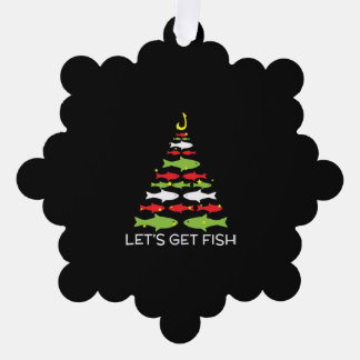 Let's Get Fish Christmas Design For December 25th Tree Decoration Card