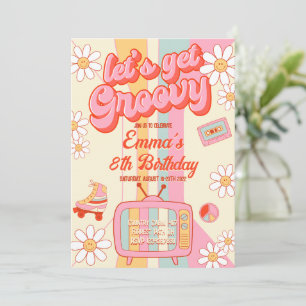 Let's Get Groovy Birthday Invitation