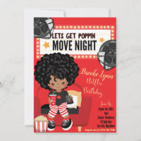 Lets get it Poppin Birthday Invitation Card