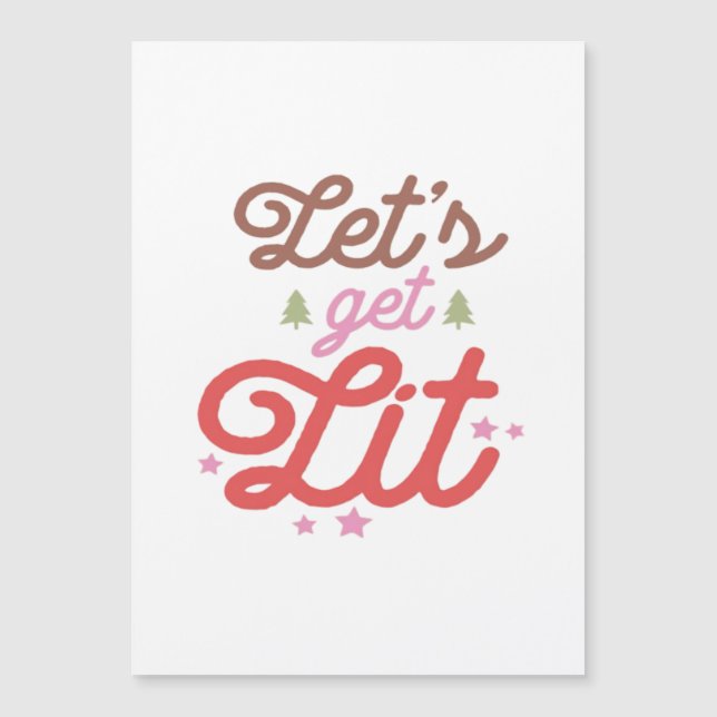 Let's Get Lit, Christmas  (Front)