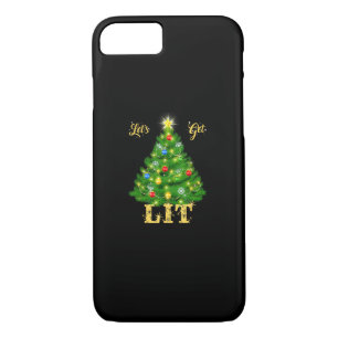 Let's Get Lit Christmas Christmas Case-Mate iPhone Case