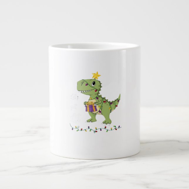 Let's Get Lit Christmas Classic Large Coffee Mug (Front)