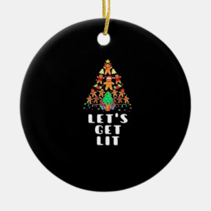 Let's Get Lit - Christmas Essential Ceramic Tree Decoration