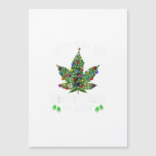 Let's Get Lit Christmas In July Christmas Tree (Front)