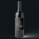 Let's Get Lit Christmas Ketamine Wine Label<br><div class="desc">Let's Get Lit Christmas Ketamine: A cheeky,  edgy take on the holiday pun. Perfect for adult humour fans. Bold,  funny,  and daring.</div>