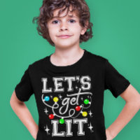 Let's Get Lit Christmas Party Funny - Xmas Light