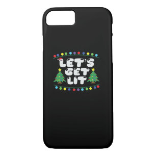 Let's Get Lit Christmas Tree Jingle Bells  Case-Mate iPhone Case