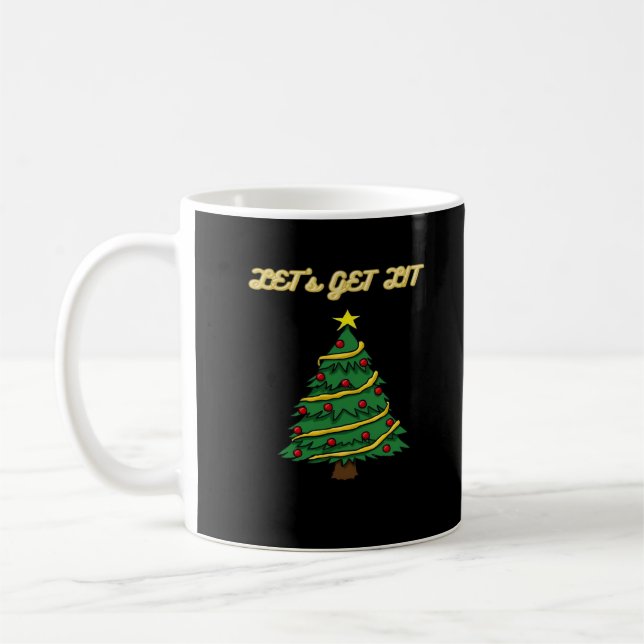 Let's Get Lit Classic Funny Style Coffee Mug (Left)