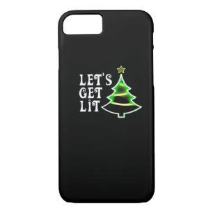 Let's Get Lit Design Adult Funny Christmas Essenti Case-Mate iPhone Case