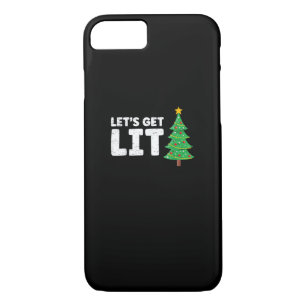 Let's Get Lit Drinking Christmas Case-Mate iPhone Case