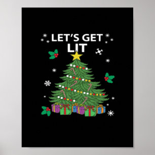 Let's Get Lit Essential Aesthetic Style Poster