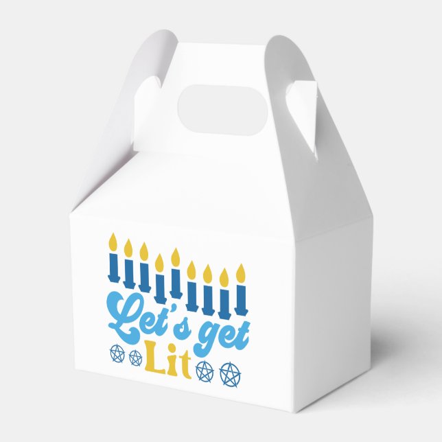 Let's Get Lit! Favour Box (Front Side)