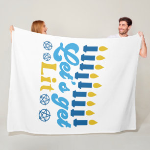 Let's Get Lit! Fleece Blanket