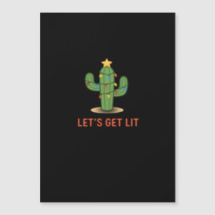 Let's Get Lit Funny Christmas Classic