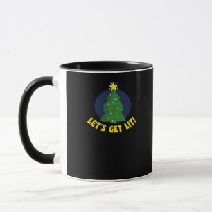 Let's Get Lit - Funny Christmas Classic Mug