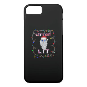 Let's Get Lit Funny Christmas Drinking Case-Mate iPhone Case