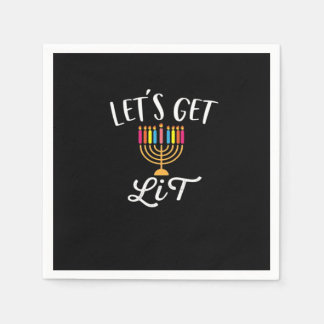 Let's Get Lit - Literary Slim Fit Essential Napkin