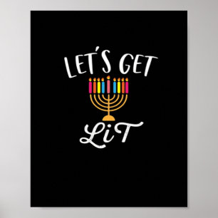 Let's Get Lit - Literary Slim Fit Essential Poster