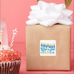 Let's Get Lit! Stickers<br><div class="desc">This cheeky Hanukkah pattern is an eye-catcher! It's a fun and funky way to dress up decor, gifts, apparel, and household items for the occasion. Check out my store for more pattern items and gift ideas, or combine items to create an interesting gift package!</div>