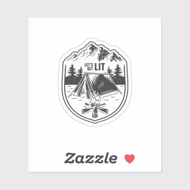 Let's Get Lit Tents Camping Classic (Sheet)