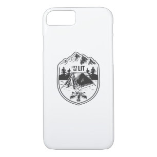 Let's Get Lit Tents Camping Classic Case-Mate iPhone Case