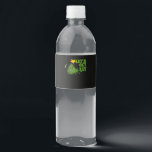 Let's Get Lit Tipsy Christmas Tree Funny Essential Water Bottle Label<br><div class="desc">Let's Get Lit Tipsy Christmas Tree Funny Essential: A funny Christmas tree design showing tipsy holiday vibes. Perfect for humour fans. Playful,  witty,  and seasonal.</div>