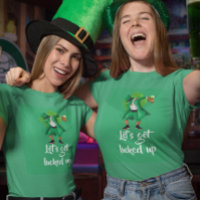 Let's Get Lucked Up Dabbing Leprechaun Green Beer