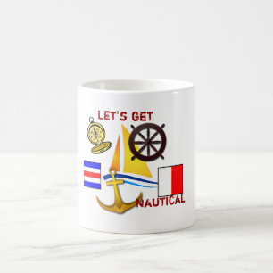 Let's get Nautical - coffee cup