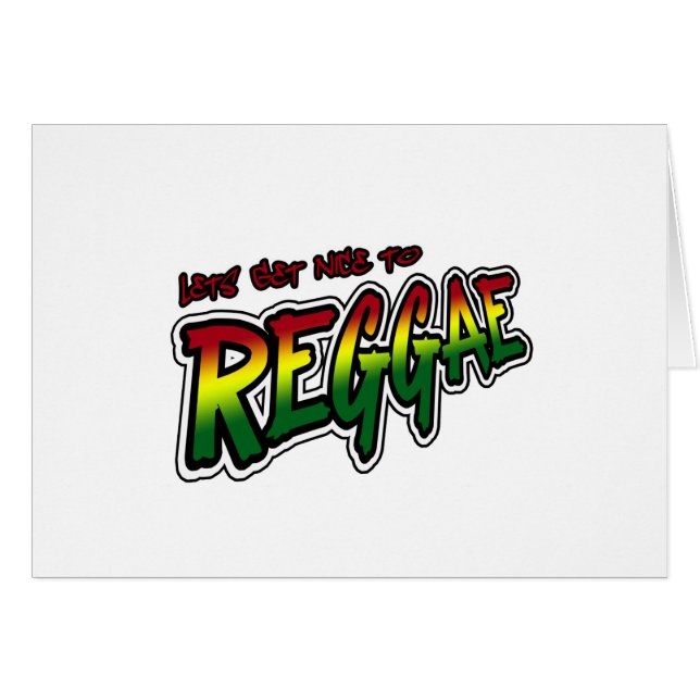 Lets get nice to REGGAE Dub Dubstep Reggae music (Front Horizontal)