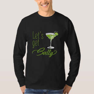 Lets Get Salty Country Western Southern Serape Ins T-Shirt
