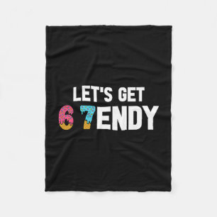 Let's Get Sendy 67 Ice Cream 7endy 6 7endy 67 Meme Fleece Blanket