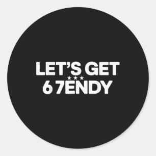Let's Get Sendy 67 Six Seven Meme Classic Round Sticker