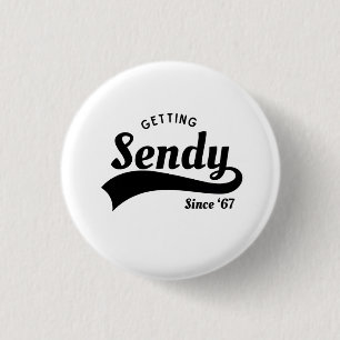 Let's Get Sendy Mason 67 Meme Vintage  3 Cm Round Badge
